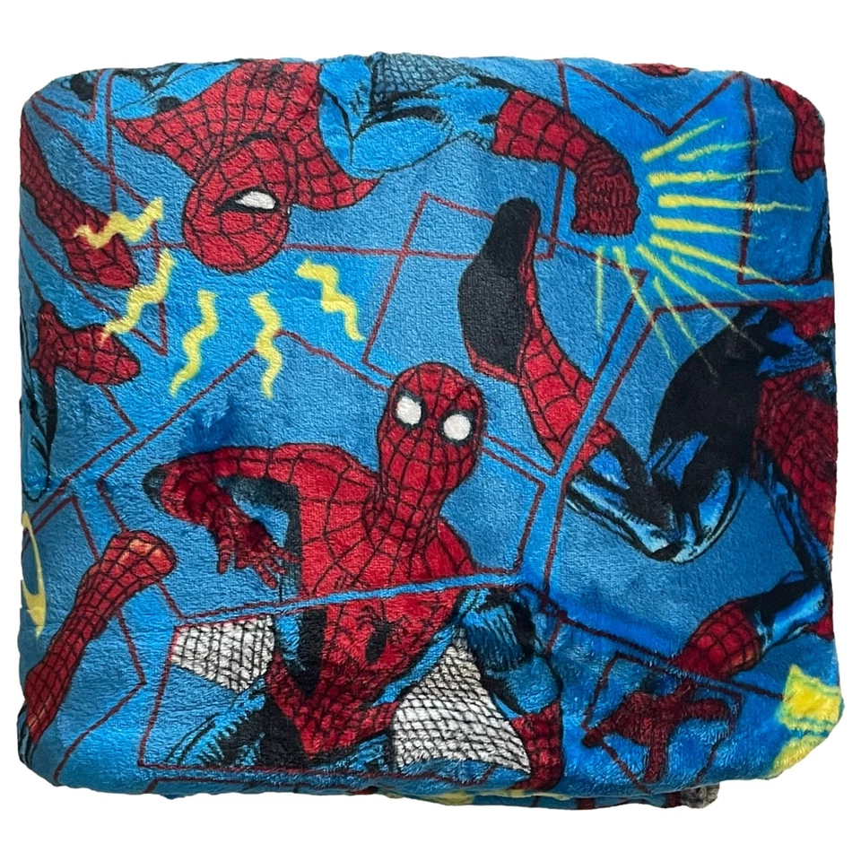 Manta de peluche The Big One de gran tamaño Marvel Spider-Man, Spiderman 5 pies x 6 pies Foto 2 de 3