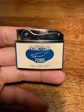 VINTAGE WARCO 1963 FORD FRAME PLANT IDEA DAY LIGHTER IN ORIGINAL