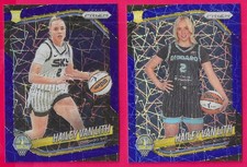 2025 WNBA Prizm Blue Velocity Hailey Van Lith Card #2 & #139 Chicago Sky (Both)