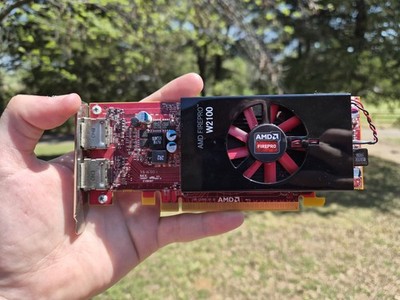 AMD FIREPRO W2100 2GB GDDR3 PCIE 16X 2X DISPLAYPORT Video Card