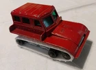 Vintage Matchbox Snow Trac No 35 Red Lesney England  Iconic Sharp Looking