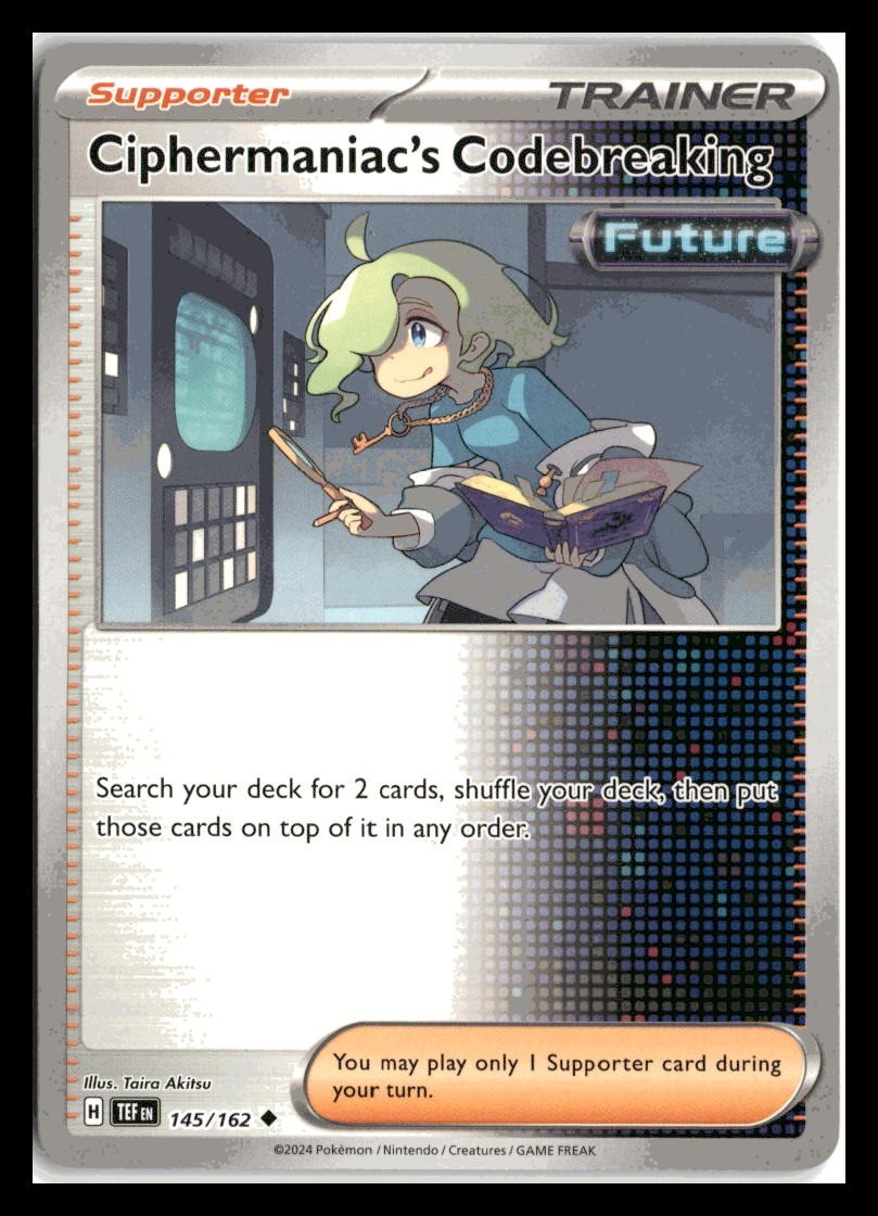 SV05: Temporal Forces #145/162 Ciphermaniac's Codebreaking