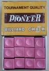 Pioneer Billiard Chalk 12 Pieces Pink SW216