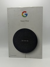 Google Nest Mini 2nd Generation Smart Speaker - Charcoal Open Box