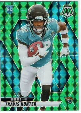 2025 Panini Mosaic Travis Hunter #301 Green RC