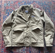 Patagonia Maple Grove Canvas Jacket, medium, Fleece Lined, Mojave Khaki 