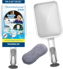 The Skimmie Scoop - Patented Handheld Skimmer with Fine Mesh Net for Spa, Hot Tu