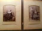 Antique 19th Century Victorian Red Velvet Cabinet Card & CDV Album  — photo 5
