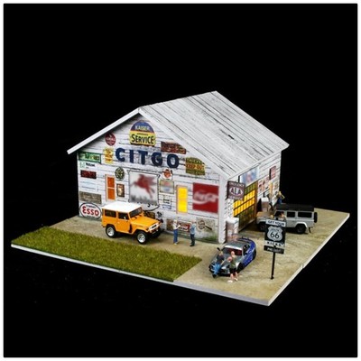 Detailed Display Case for Diecast Collectibles