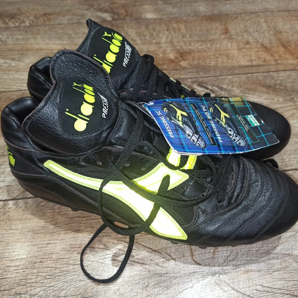 Botines de fútbol de colección Diadora Pressing MD PU botas de fútbol Italia talla 10,5 EUR 45 *! Foto 3 de 4