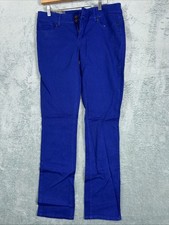 Delia  s Jayden Skinny Jeans Juniors 11/12 BLUE Denim Stretch 5 Pocket 32  