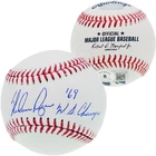 Nolan Ryan Autographed Signed MLB Baseball Texas Rangers "69 WS Champs" Beckett