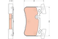 TRW Bremsbelagsatz Scheibenbremse GDB1856 FüR Mercedes Klasse CLS W212 C218 X218