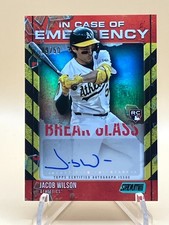 2025 Topps Stadium Club Jacob Wilson /50🔥In Case Of Emergency RC Auto