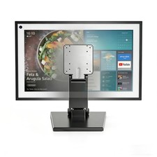 Jakeko Lay Flat Low Profile Monitor Stand - for 14-24" Screens Ergonomic Adju...