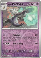 Alolan Marowak 057/159 Reverse Holo Pokemon TCG Journey Together