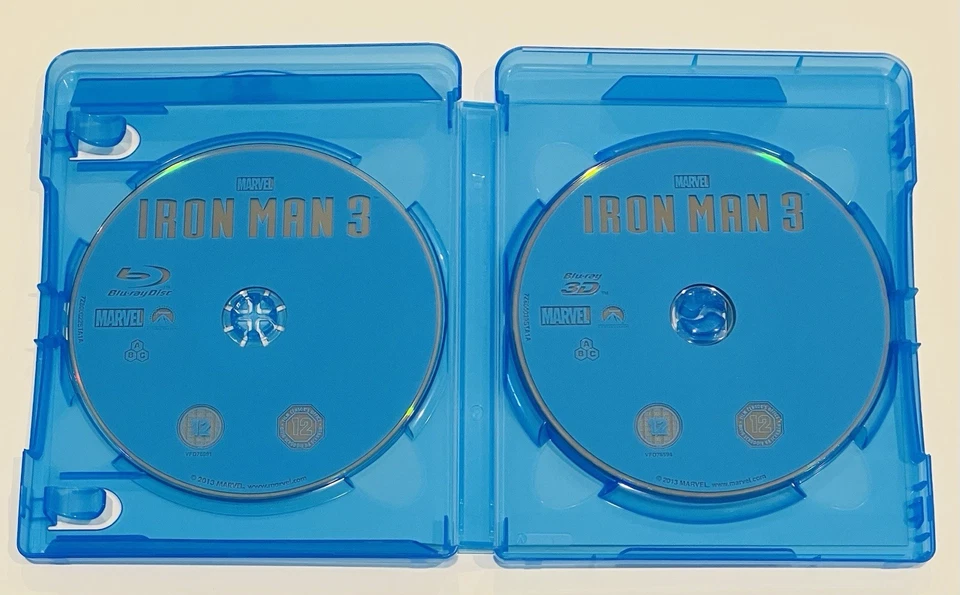 Iron Man 3 [Blu-ray 3D + Blu-ray] Region Free (A B C) - Fast Free US Shipping - Image 3 of 4