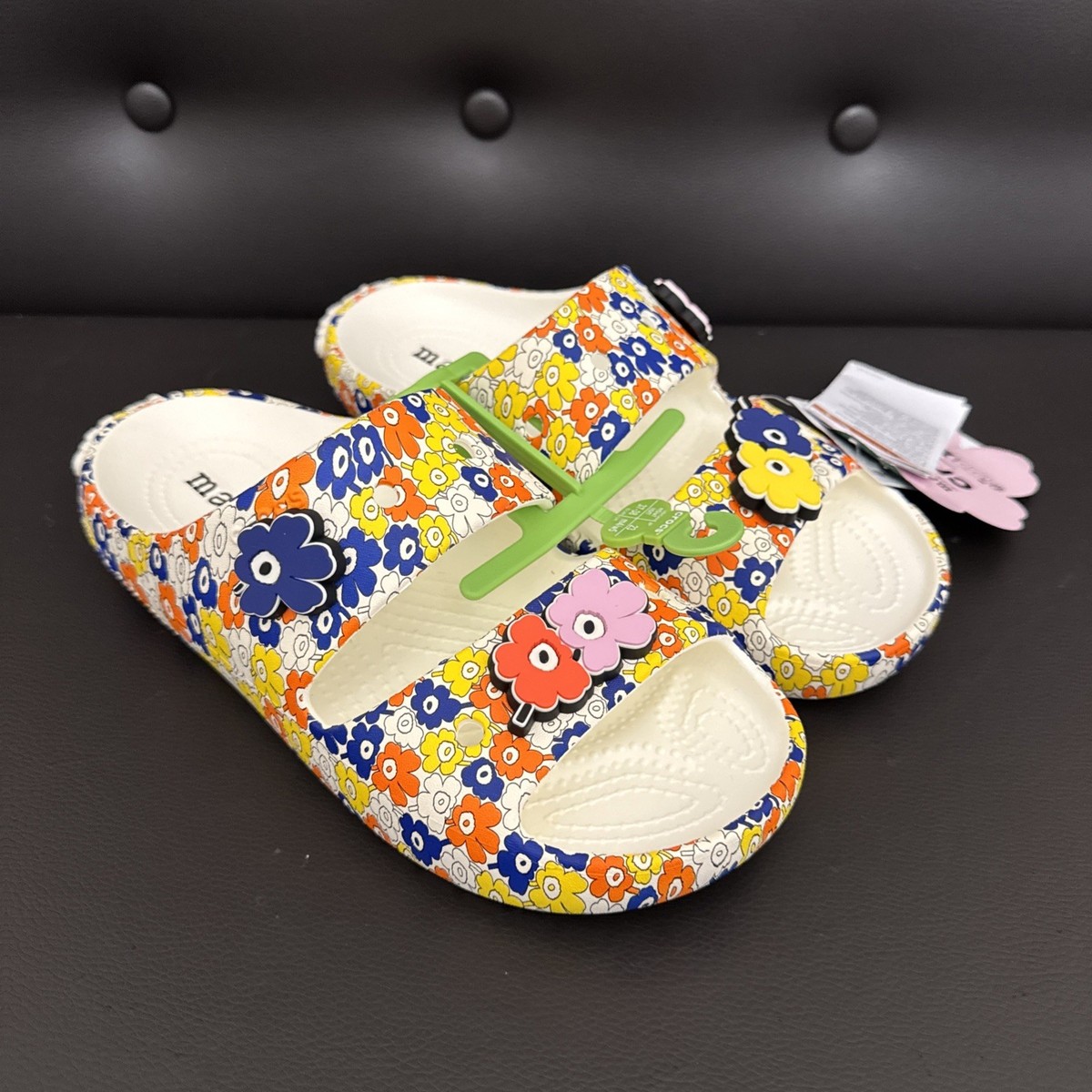 Crocs Marimekko Classic Sandal Slides 211121-90H Floral 70s Hippie