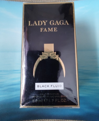 香水(女性用) 30ml LADY GAGA FAME New in box Discontinued Women's Lady Gaga Fame Black Fluid 1.7 oz