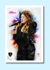 Kelly Clarkson CB Houston Rodeo (1)  4x6 Art Photo Print John Rudolph Signed