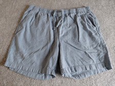 Old Navy Mens Linen Blend Jogger Shorts XLT Tall Blue 6" Inseam