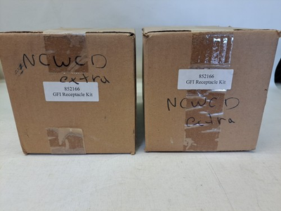 #ad Lot of 2 GFCI Receptacle Kit see description for details NEW $80.00