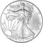 2012 American Silver Eagle 1oz .999 Fine Silver Uncirculated w/COA & Gem Finish