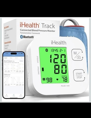#ad iHealth Track Connected Blood Pressure Monitor Bluetooth Adult Cuff 8.66quot; 16.5quot; $25.99