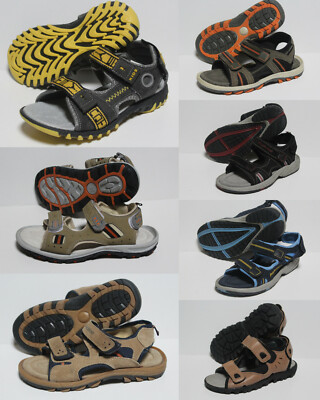 Kinder Sandalen Trekkingsandalen Trekking Sandale Klettverschluss Gr 32 - 35