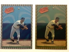 1993 NOLAN RYAN WHATABURGER REG.& CHAMPAGNE/GREEN TINT VARIANT! 5000th STRIKEOUT