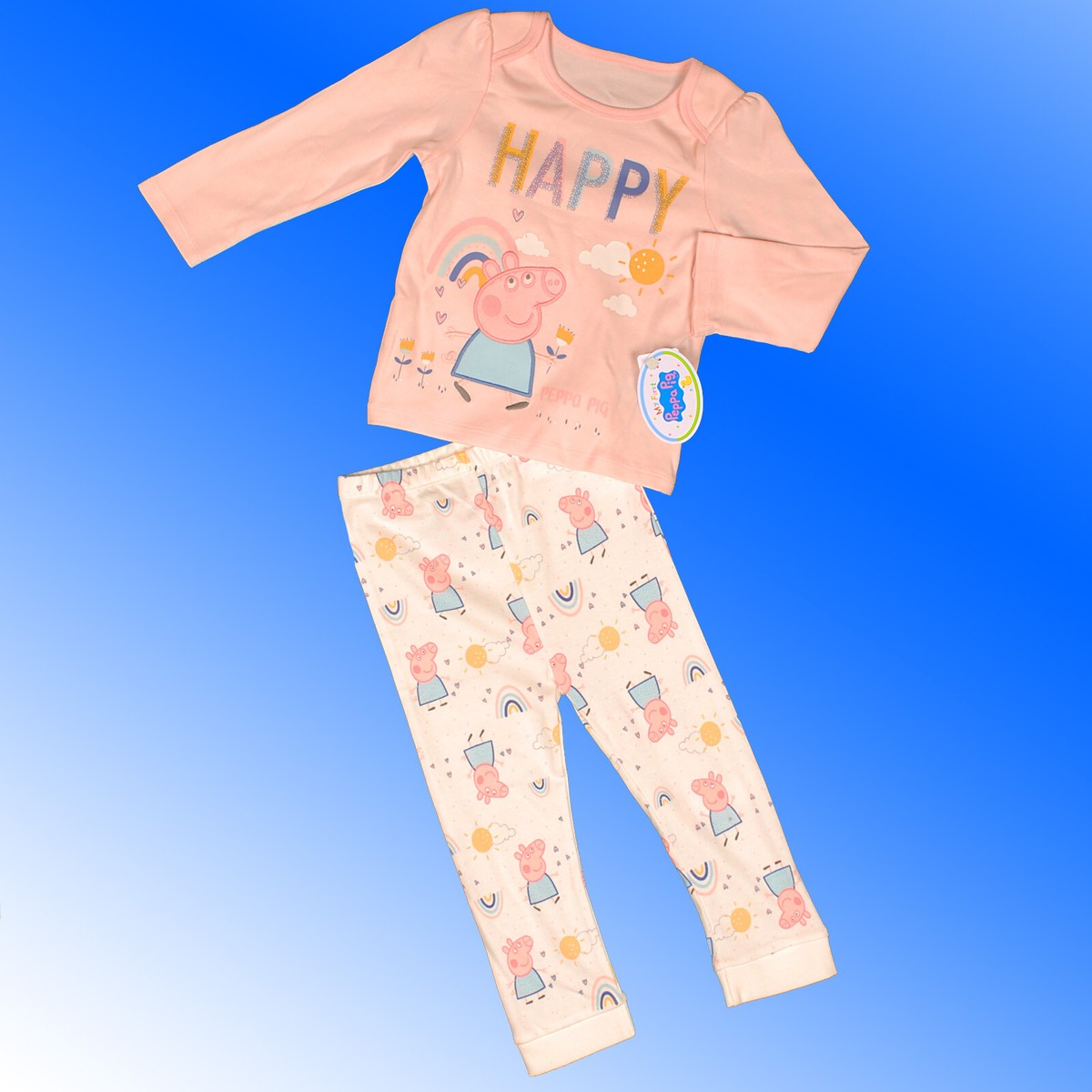 HOT Pig Pajamas Peppa Pig Girls Clothes Peppa Pig Girls