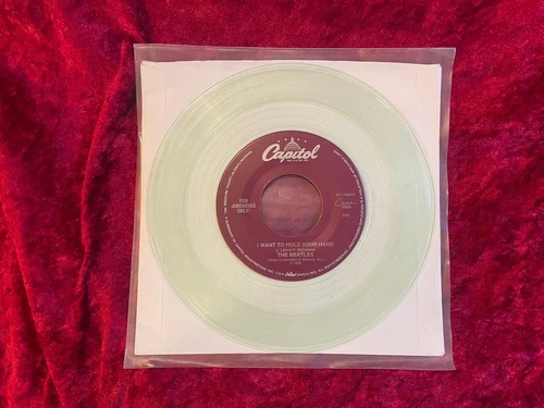 THE BEATLES I Want To Hold Your Hand / This Boy MINT! CLEAR VINYL WALLY TRAUGOTT