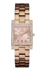 GUESS W0128L3 Styliste Montre Femmes - Lunette avec Cristaux