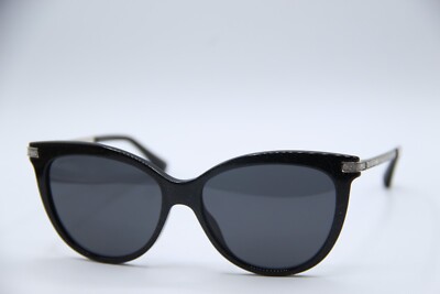 NEW JIMMY CHOO AXELLE/G/S DXFIR BLACK GLITTER AUTHENTIC FRAMES
