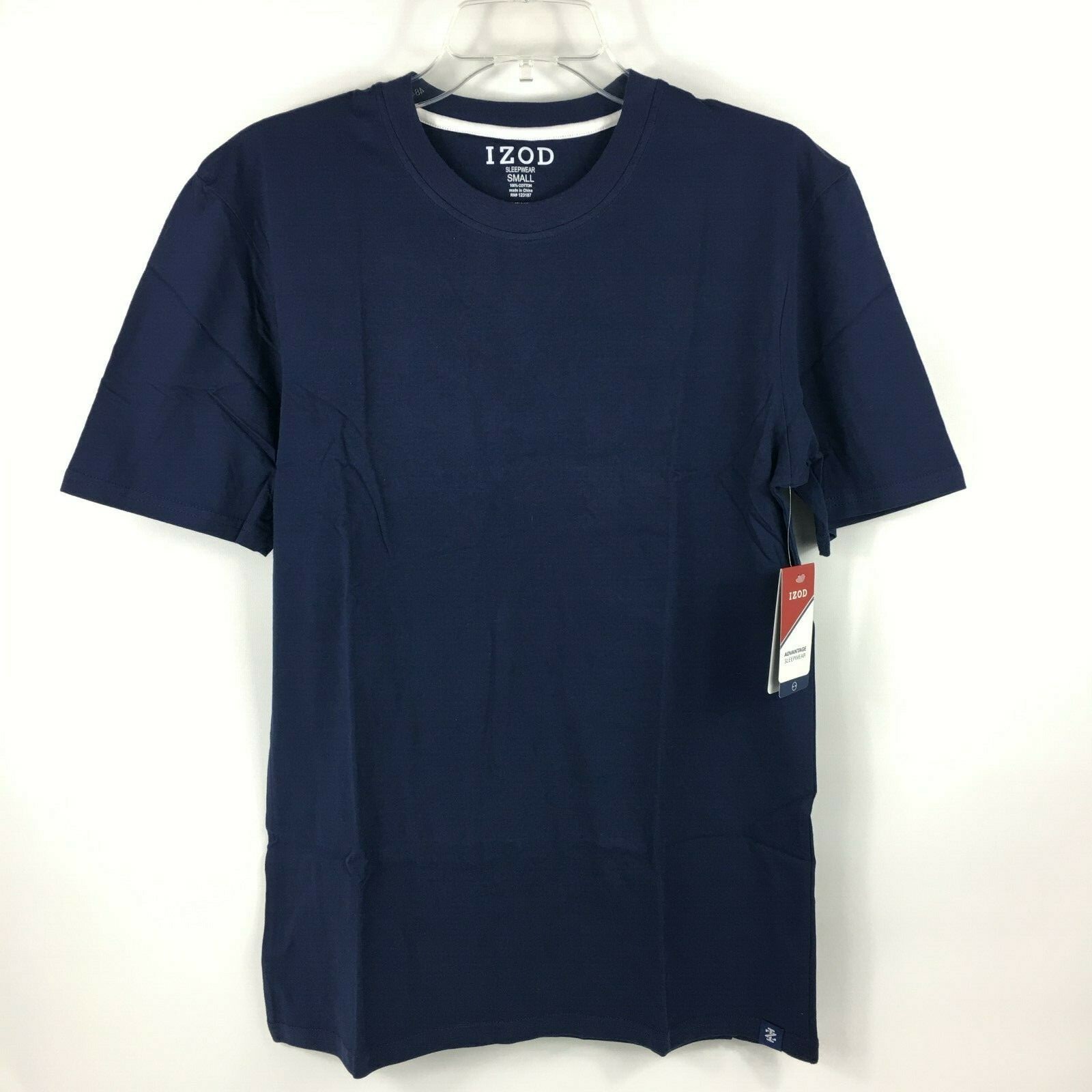 IZOD Mens Sleepwear Jersey Knit Sleepshirt Small Blue for sale online