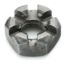 Plain Steel Slotted Hex Nut Carbon Steel Castle Nuts - Select Size & Qty