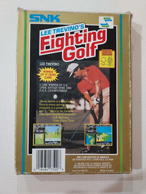 Lee Trevino's Fighting Golf w/ Box & Sleeve (NES, 1989) CLEANED & TESTED