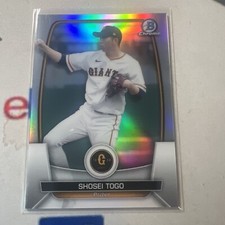 Topps Shosei Togo Bowman Chrome Refractor Card Samurai Japan GIANTS