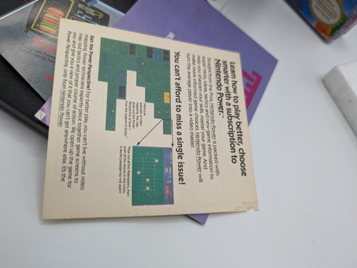 Nintendo NES Tetris Game, Box, Sleeve, Foam Insert, Poster & Manual 1989 Tested - Picture 15 of 17