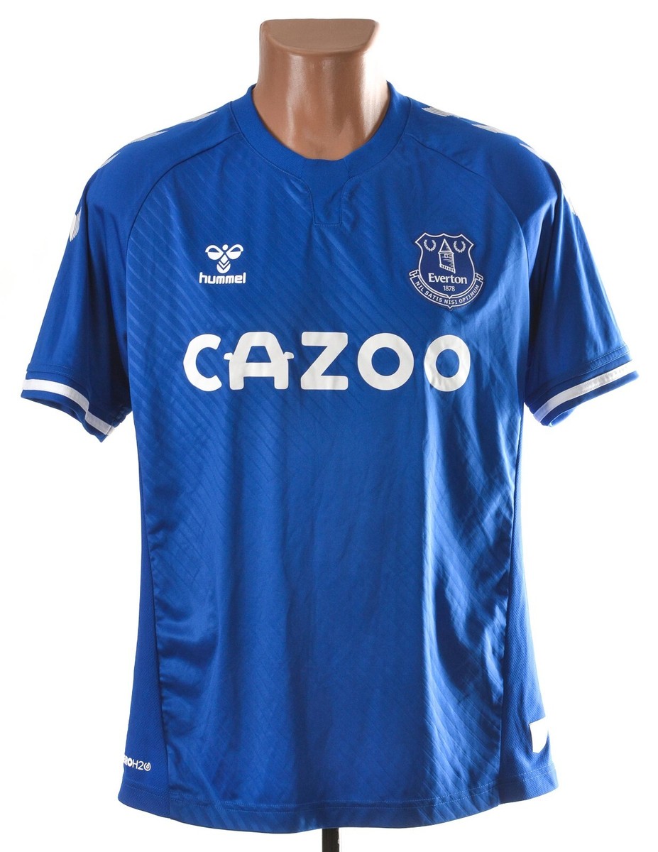 EVERTON 2020/2021 HOME FOOTBALL SHIRT JERSEY HUMMEL SIZE M ADULT