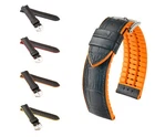 HIRSCH Performance Watch Band "Andy", 18-24 mm, black, new!