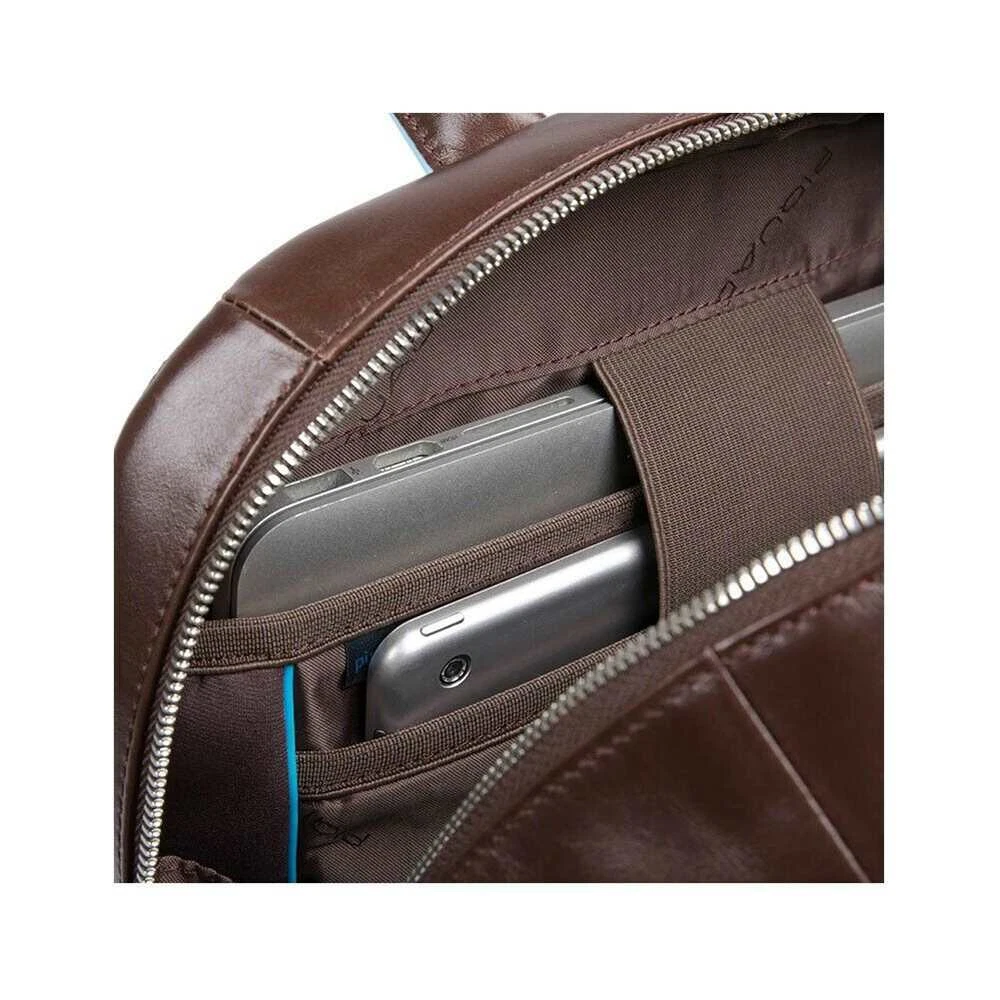 Zaino piquadro cheap pelle marrone