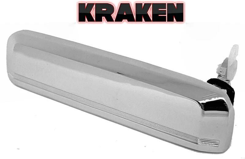 Nuevo par de manijas de puerta exterior de metal para camioneta Nissan D21 1987-1997 cromadas delanteras Foto 3 de 4