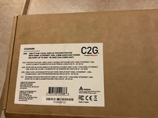 C2G USB-C 9-in-1 Hub Dual Display Docking Station 60W HDMI Ethernet C2G54488