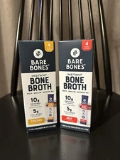 Bare Bones Instant Beef & Chicken Bone Broth Beverage Mix - 4 single serve