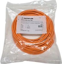 Datwyler 15m 653778 Copper Patch Cord RJ-45 Cat.6A IEC Orange NEW NEW