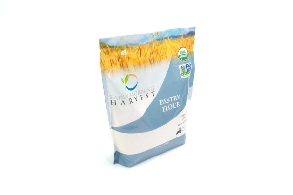 Harina de pastelería orgánica no transgénica Early Morning Harvest - Bolsa de 3,75 libras