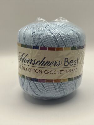 Herrschners Best Crochet Cotton Crochet Thread Color Bluebell #0800010008