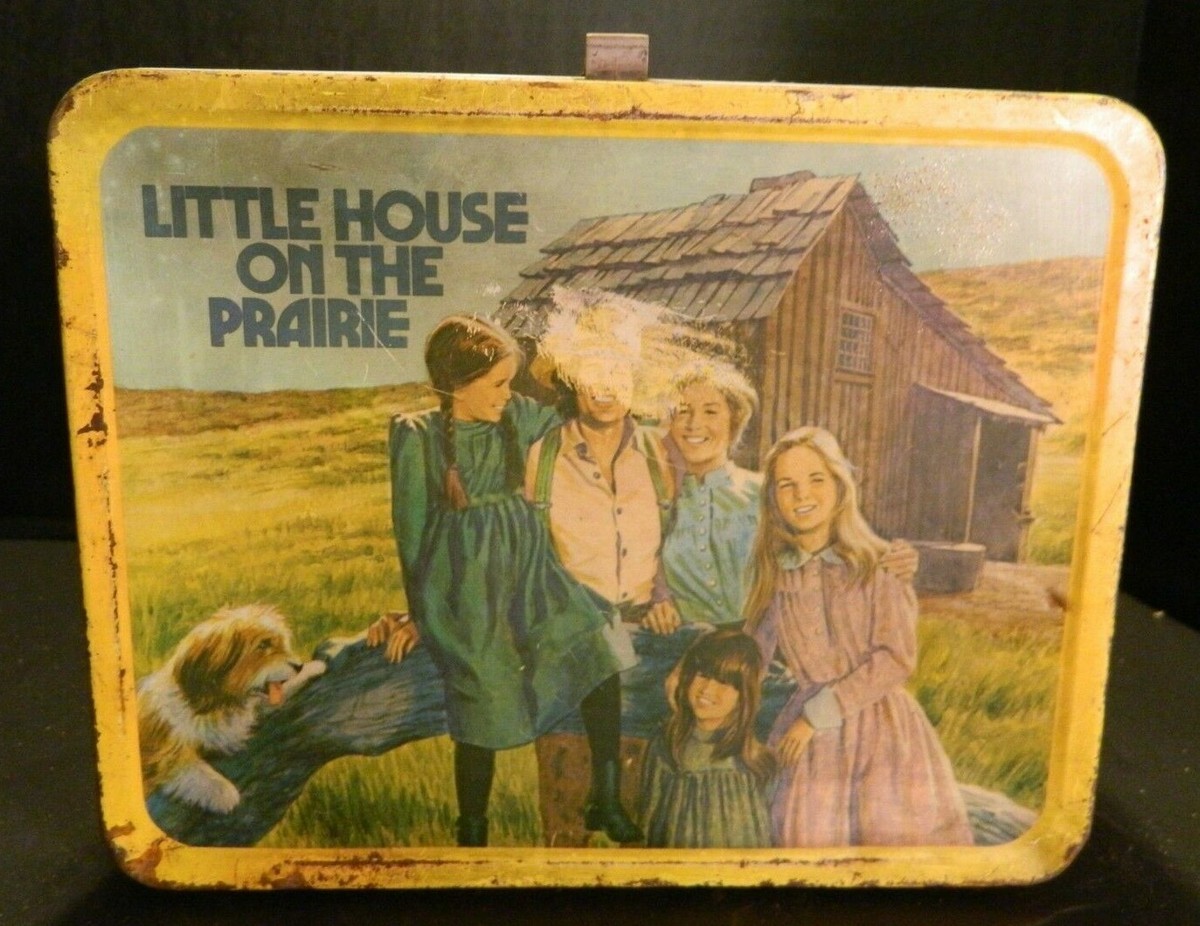 Vintage Little House On The Prairie Metal Lunch Box No Thermos
