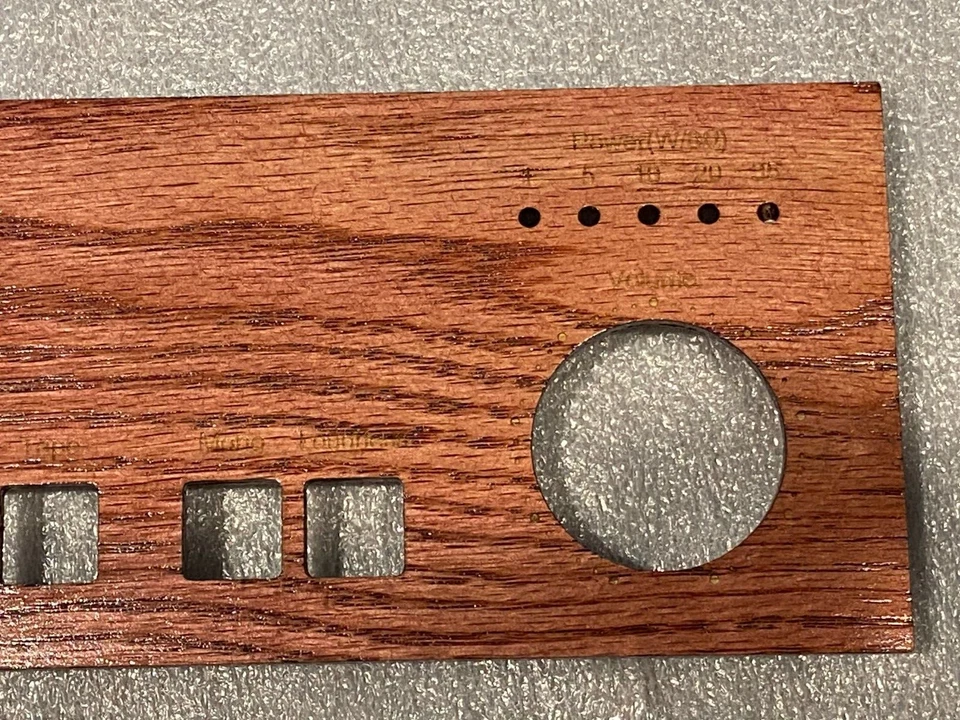 Placa frontal NAD 3020 roble brillante (bombay) #042 amplificador no incluido HACER OFERTA Foto 4 de 4